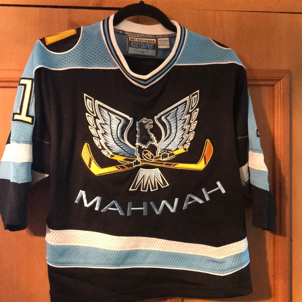 Kids Hockey Jersey - Black and Blue